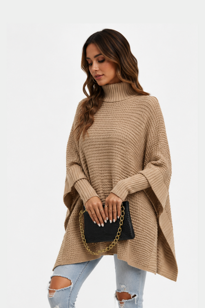 Pullover Invernale Oversize a Collo Alto