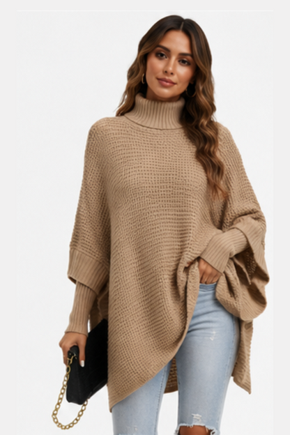 Pullover Invernale Oversize a Collo Alto